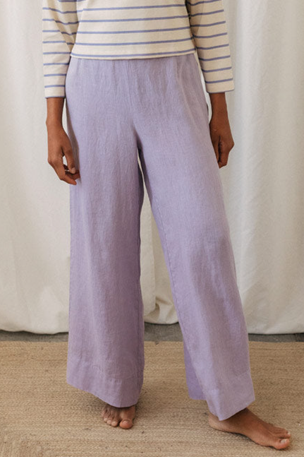 TWOTHIRDS Damen vegan Hose Varmdo Hellviolett