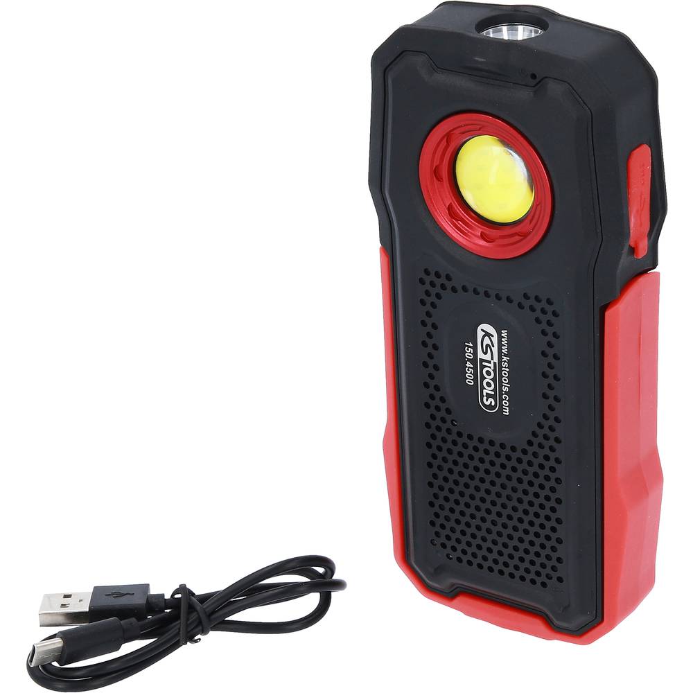 KS Tools 150.4500 Werkplaats-staaflamp werkt op een accu 10 W 500 lm