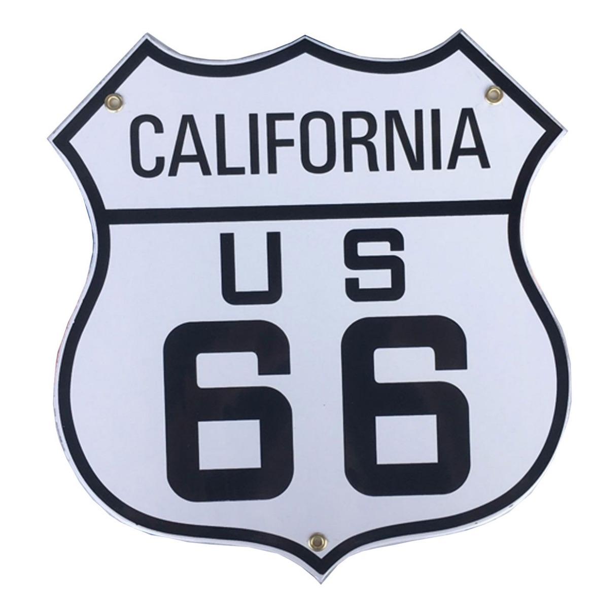 Fiftiesstore Route 66 California Emaille Bord