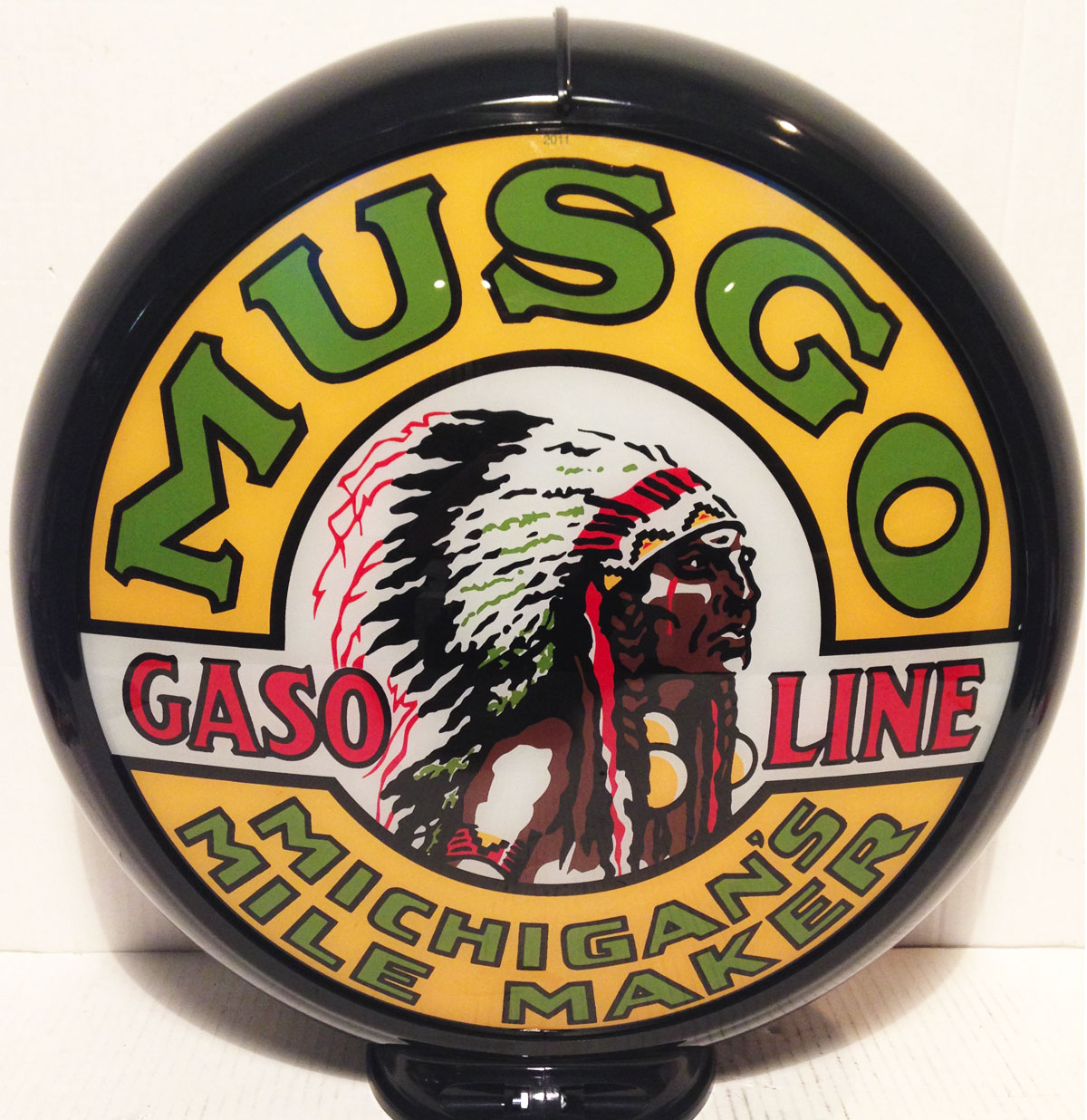 Fiftiesstore Musgo Gasoline Benzinepomp Bol