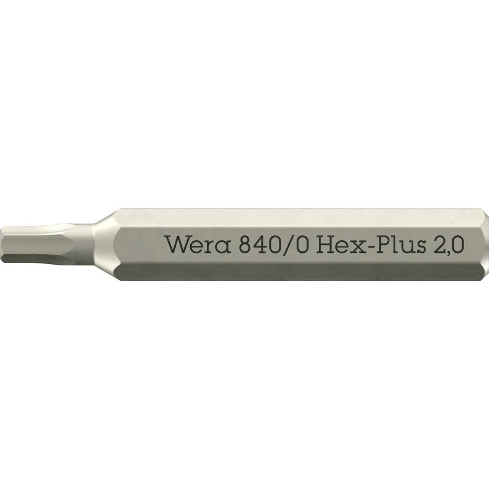 Wera 840 Micro Inbus-bit 2.0 mm 1 stuk(s)