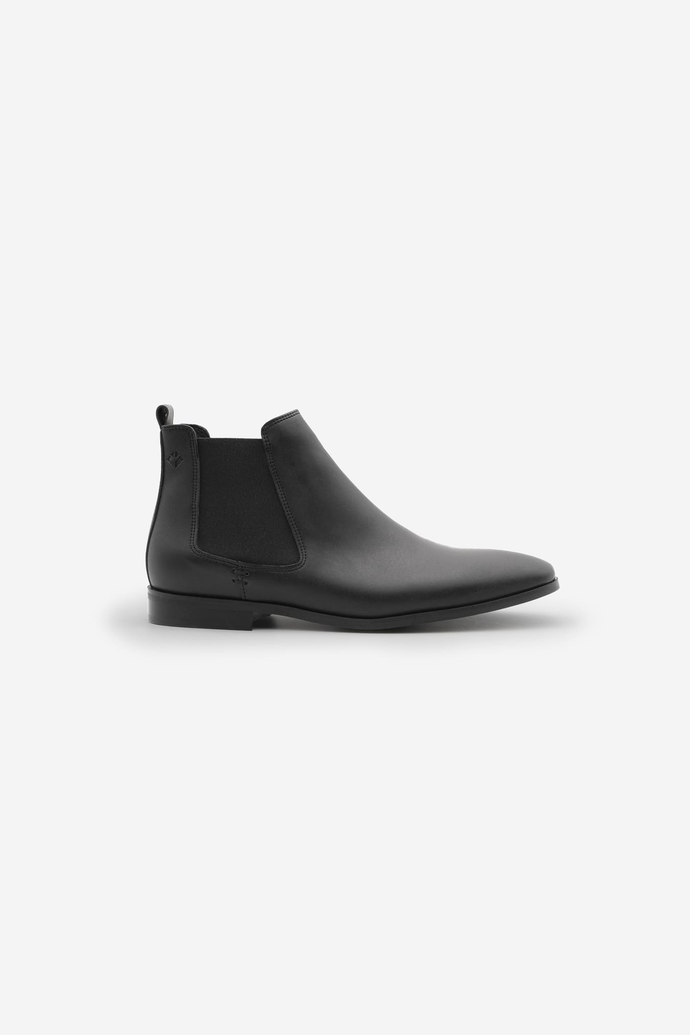 COG Herren vegan Stiefel Herren Chelsea Alan Schwarz