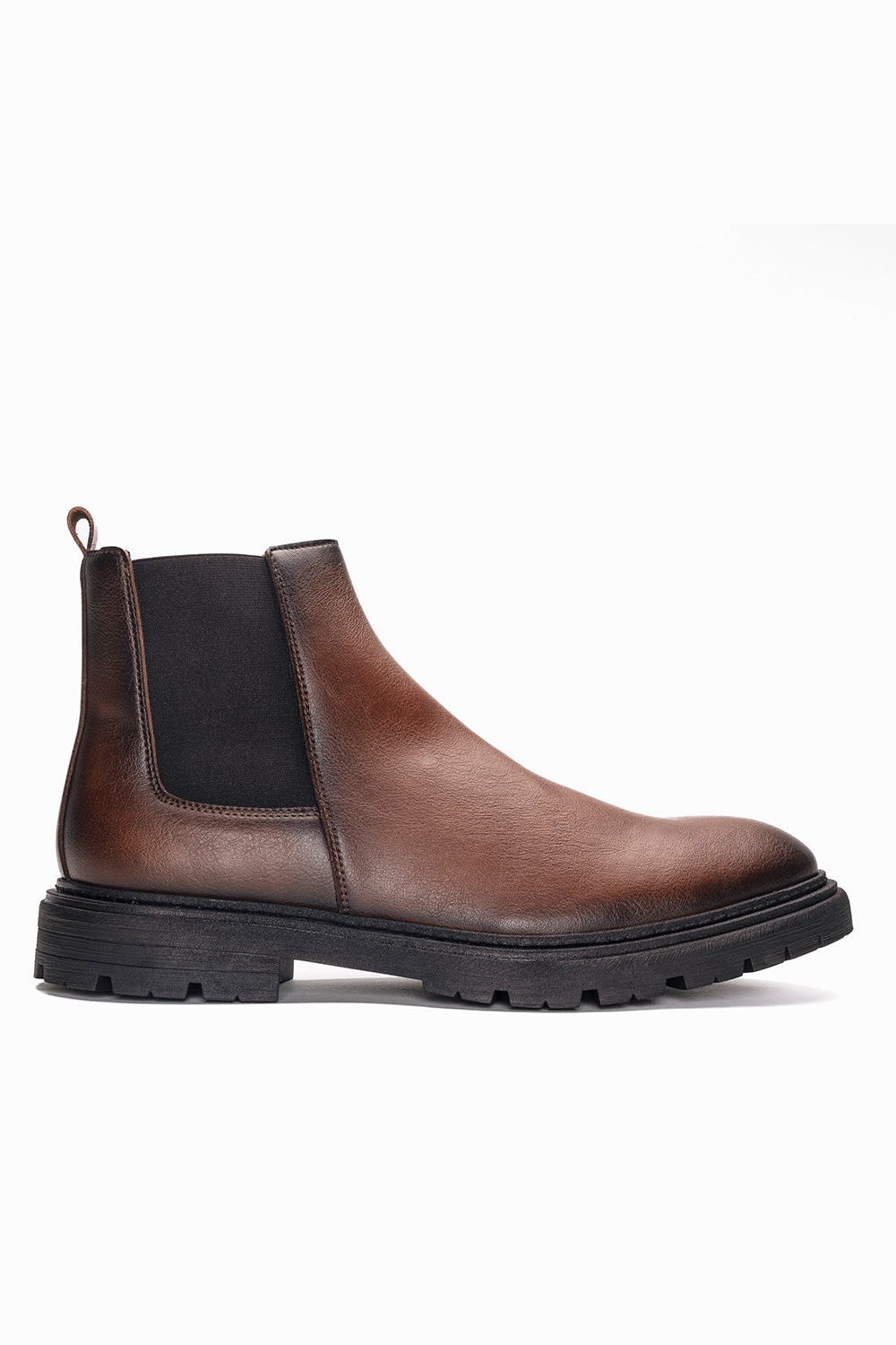 NAE Herren vegan Chelsea Stiefel Lukas Braun