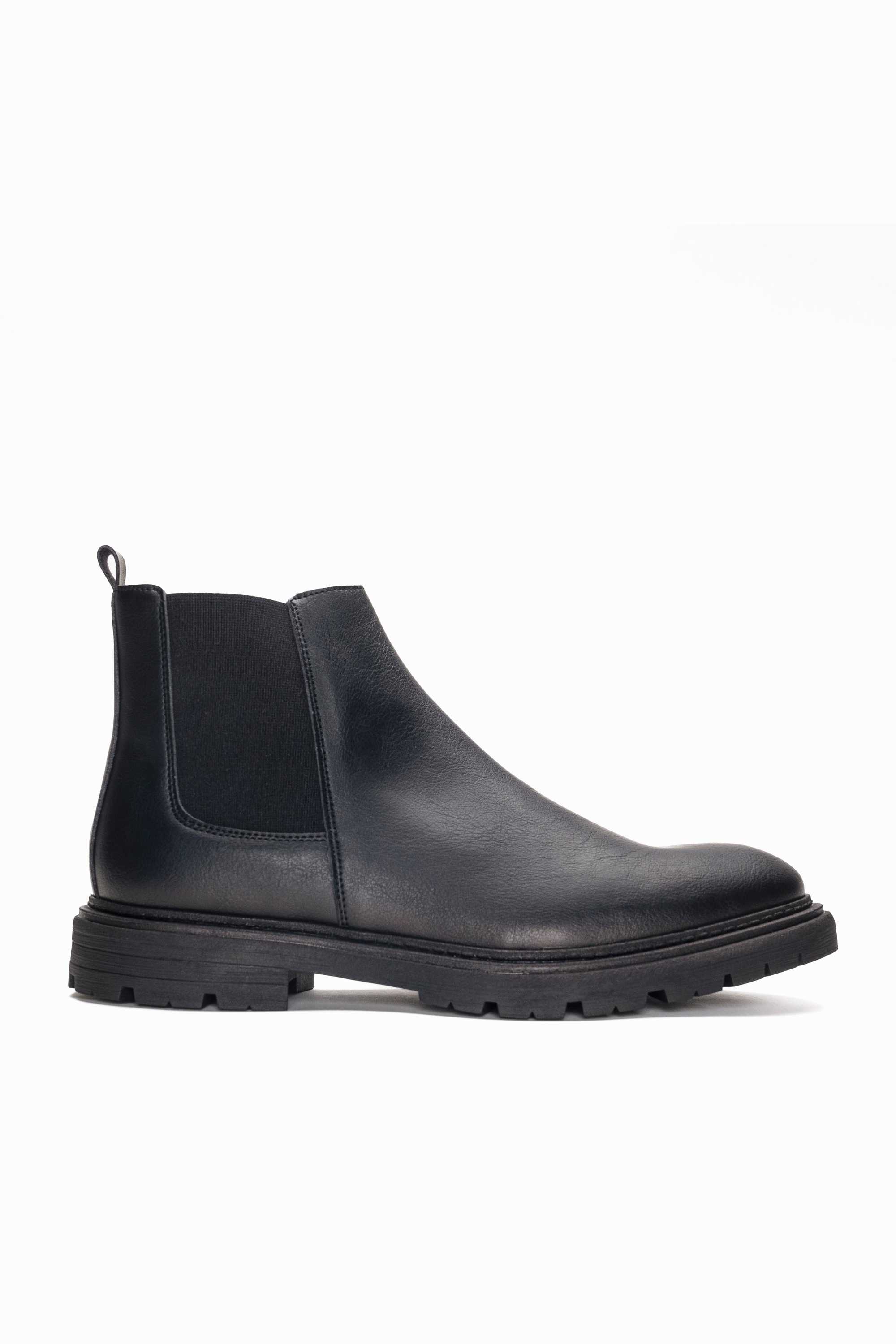 NAE Herren vegan Chelseastiefel Lukas Schwarz