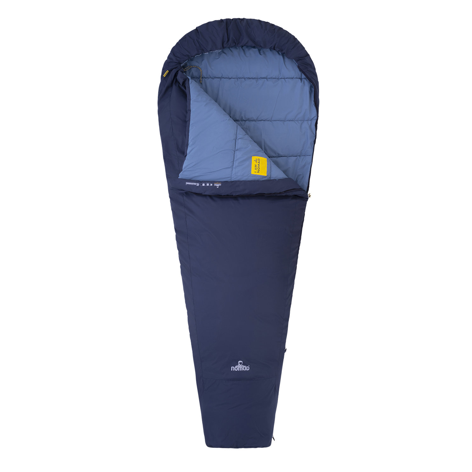NOMAD Cuzco Premium 1150 Mummyslaapzak | Donkerblauw | Links