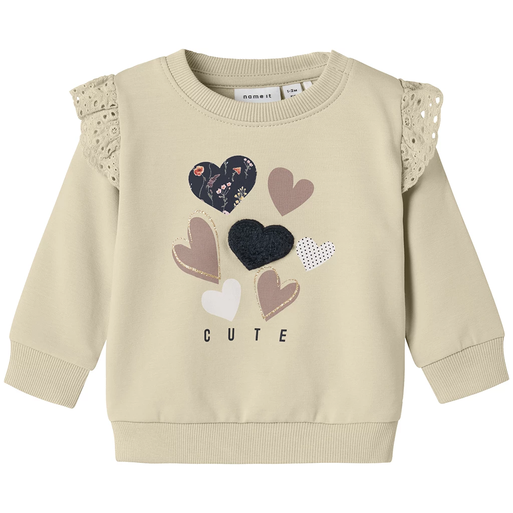 Name It Sweatshirt NBFLUISA LS SWEAT UNB