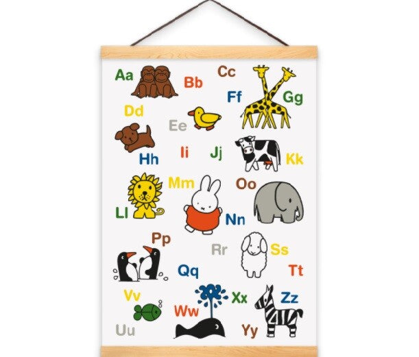MTDay Poster A3 Nijntje alfabet incl. Posterhangers