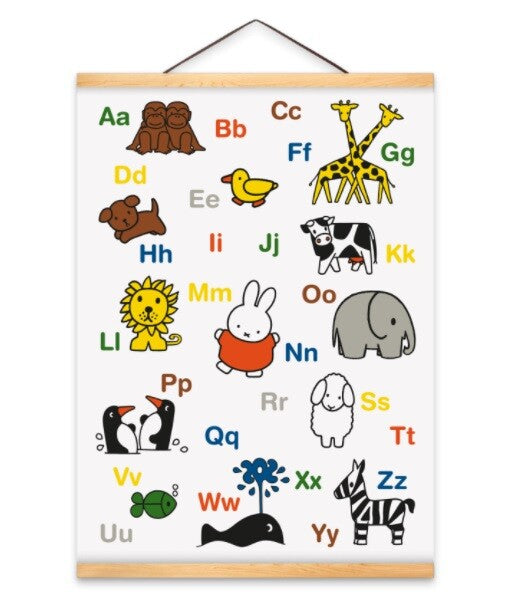 MTDay Poster A2 nijntje alfabet inclusief postenhanger