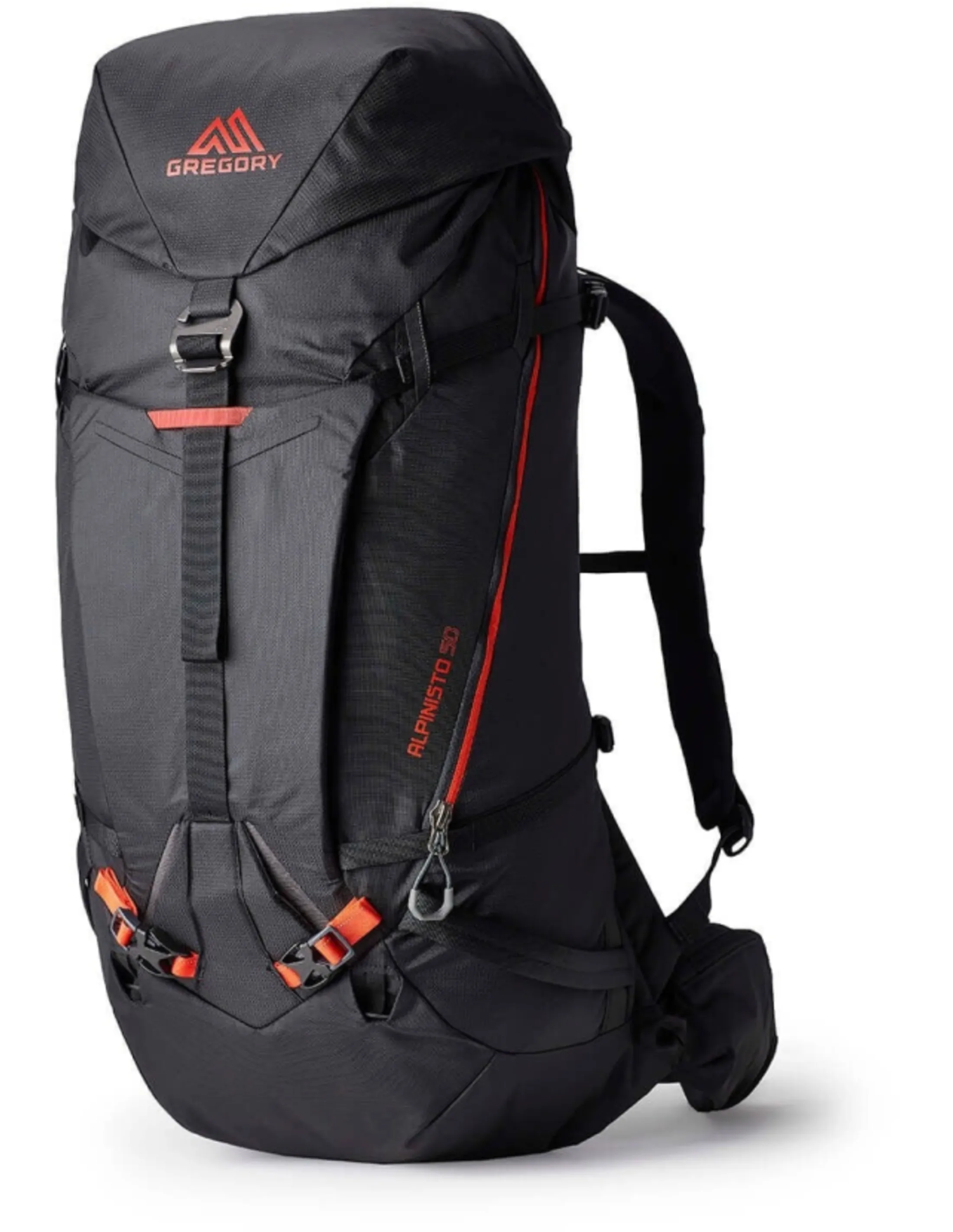 Gregory Alpinisto 50 MD Rugzak (Maat - MD, Kleur - Lava Black)