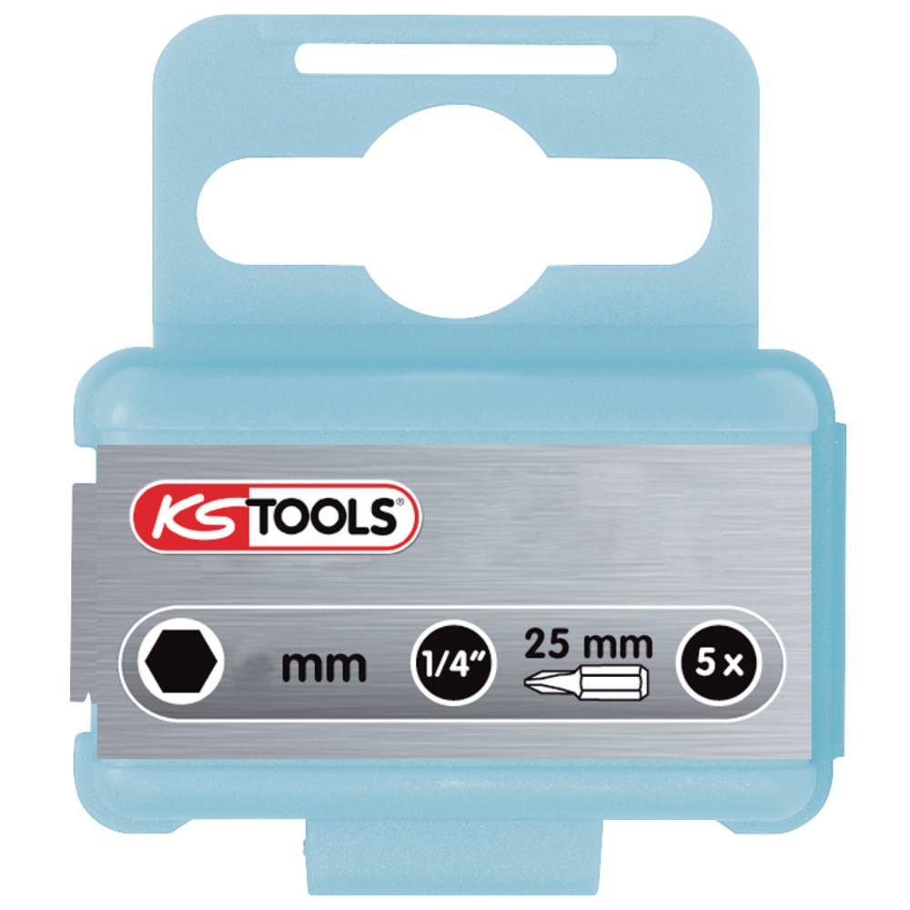 KS Tools 910.2261 Inbus-bit RVS V2A Roestvast C 6.3 5 stuk(s)
