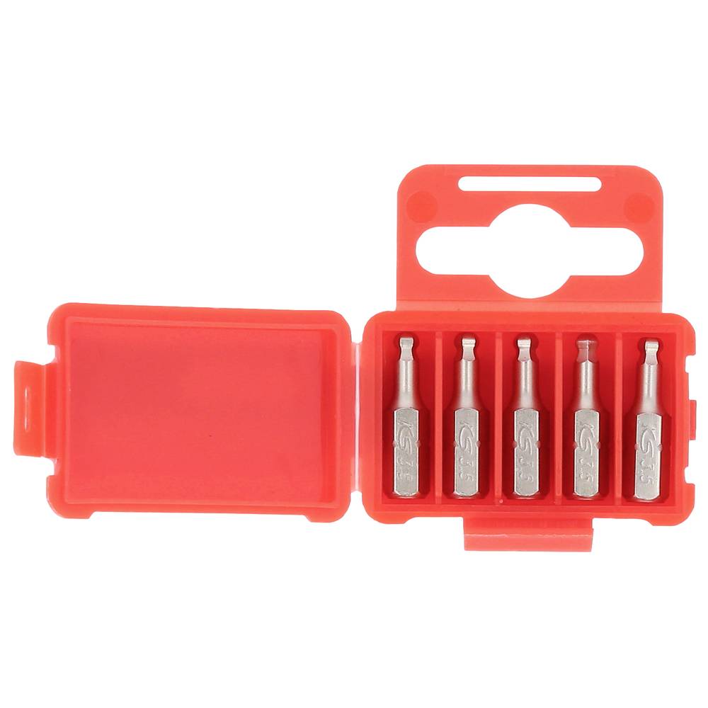 KS Tools 911.8397 Inbus-bit Gereedschapsstaal Vernikkeld 5 stuk(s)