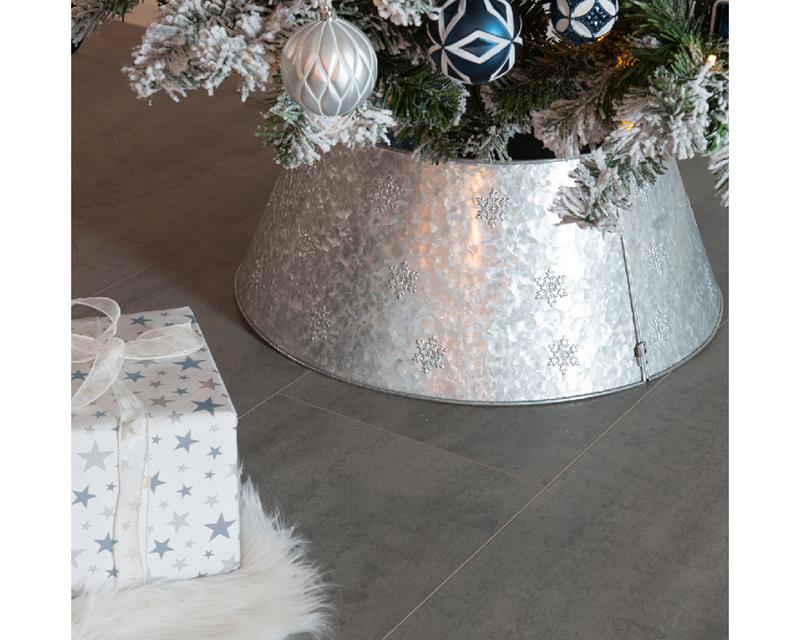 Everlands kunstkerstboomring zink dia57cm