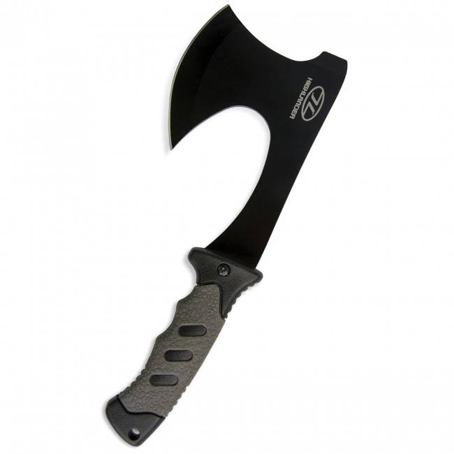 Backpackspullen.nl Highlander Carbon Steel Survival Axe - bijl met nylon schede