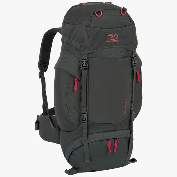 Backpackspullen.nl Highlander Rambler 44l backpack unisex - charcoal