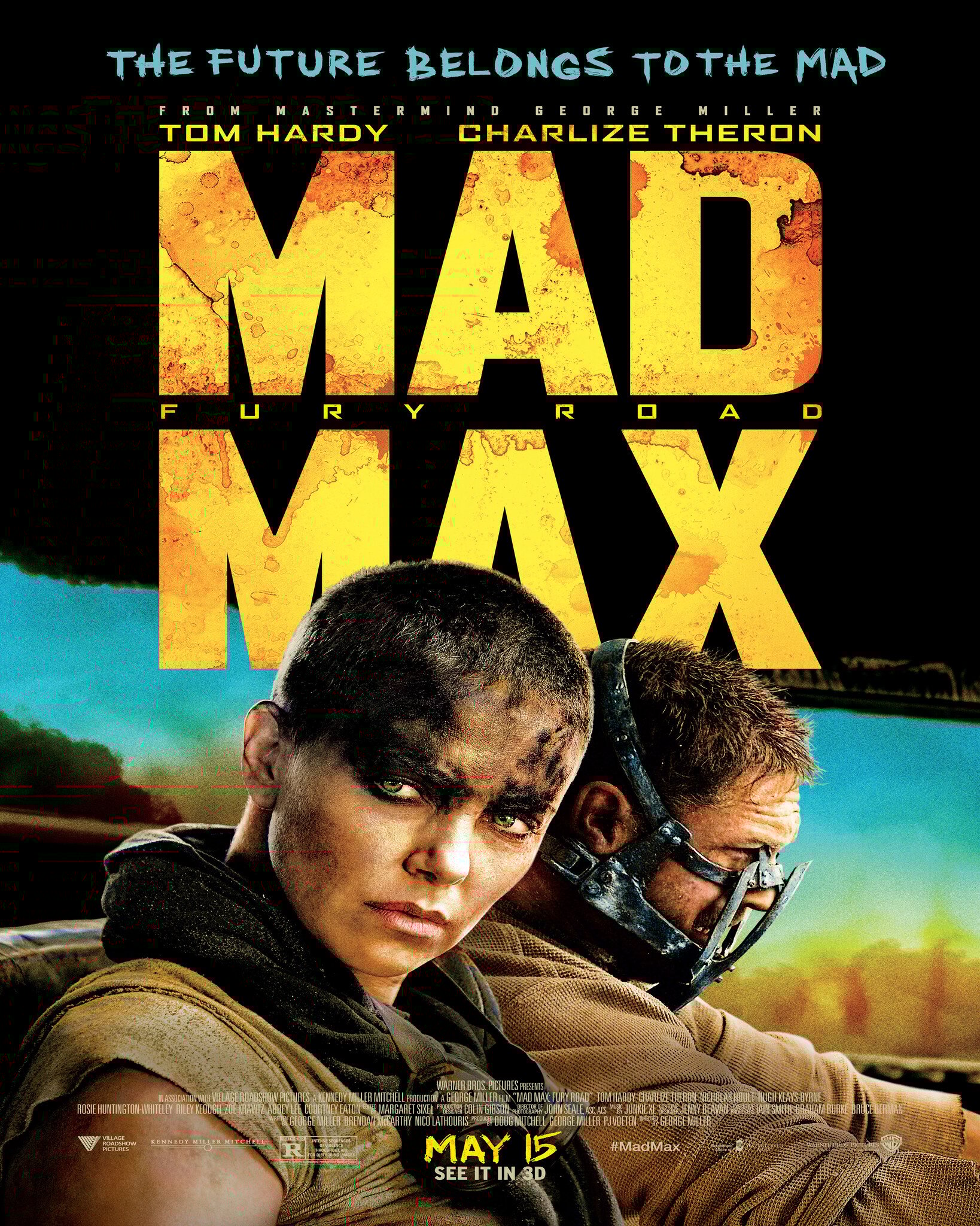 Karo-art Poster- Mad Max Fury Road, 2015, Originele Filmposter, Premium Print, Professioneel Fotopapier