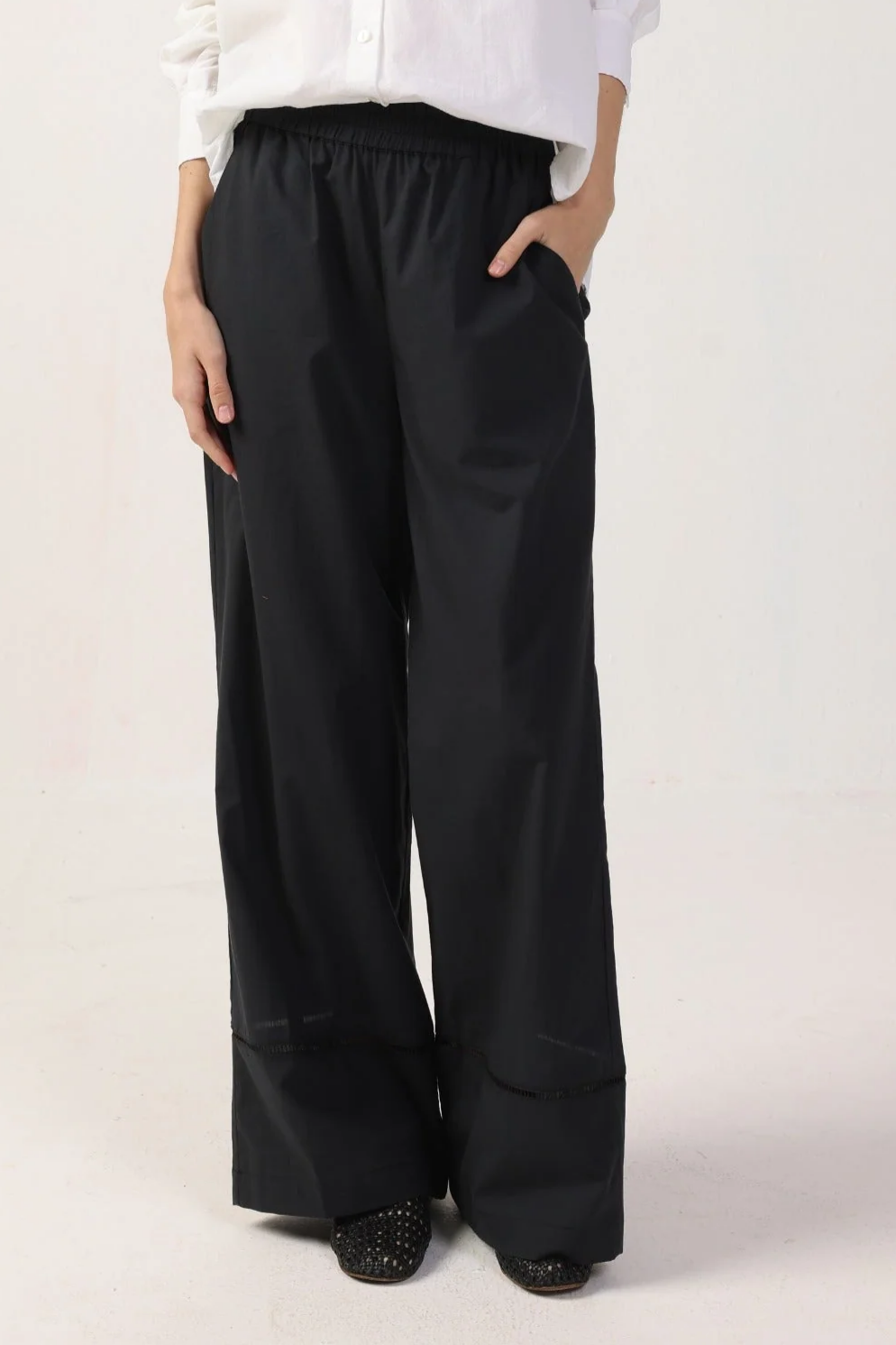 Neu Nomads US Damen vegan Hose Dina Schwarz
