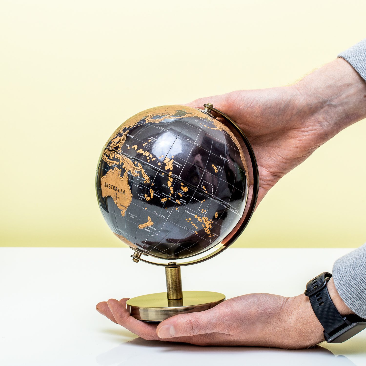 Luckies Globe met krasfolie - Klein