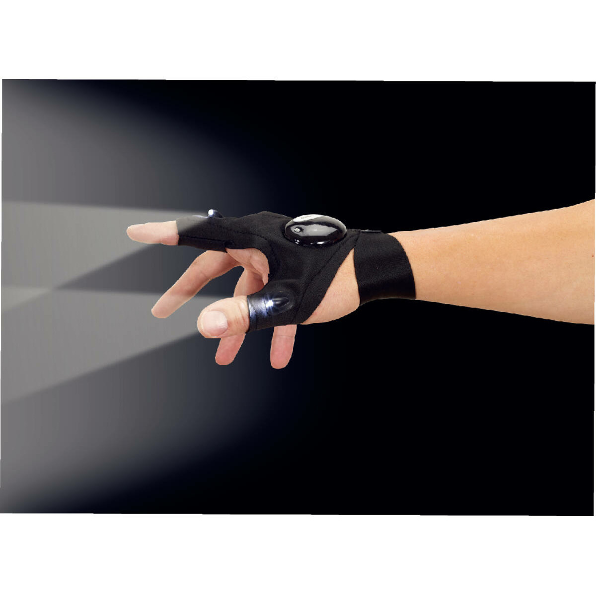 Benson Zaklamp Handschoen - klussen / hobby - 2-LEDs - universeel -