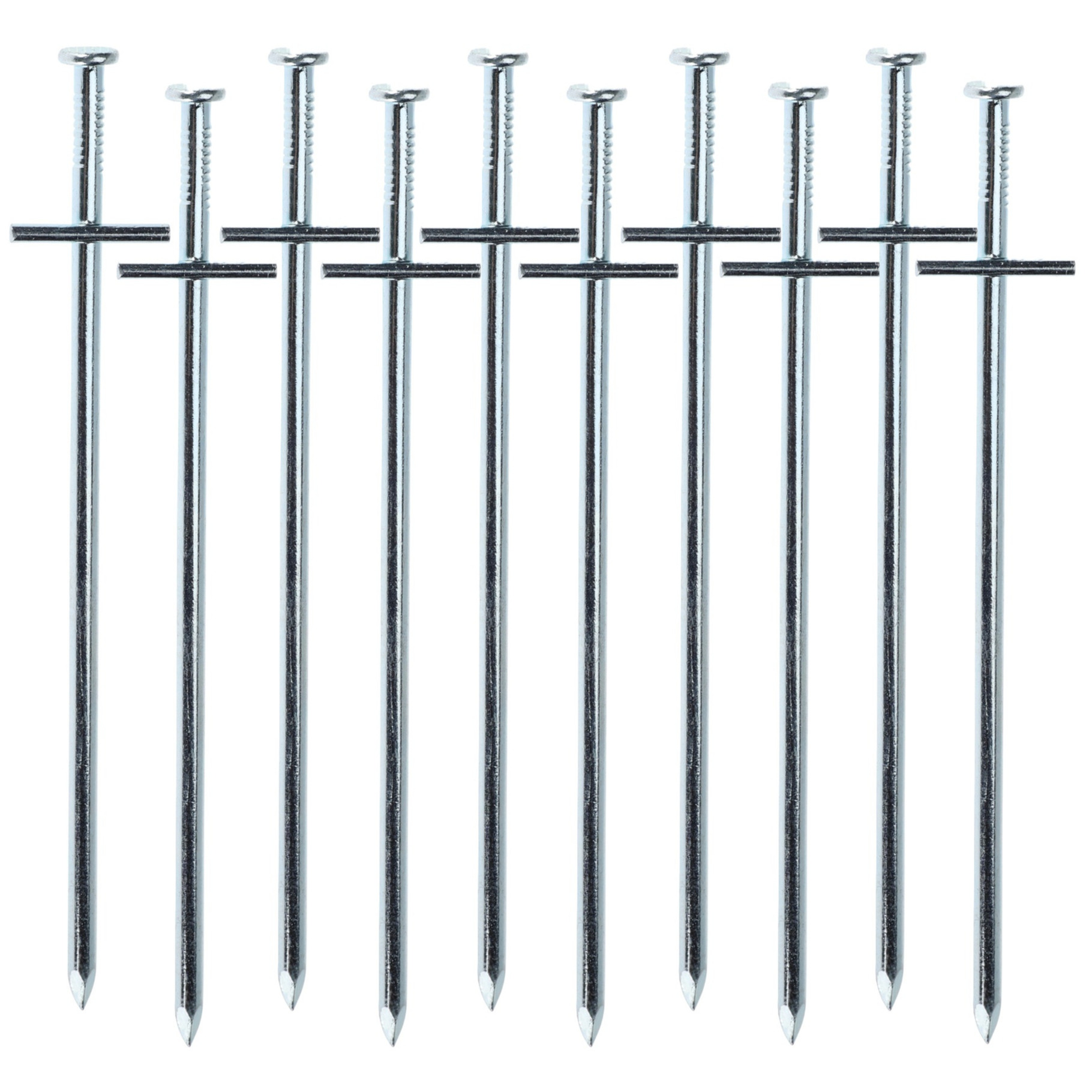 Redcliffs tentharingen - Rotspennen - 20x - zilver - metaal - 23 cm - voor harde ondergrond -
