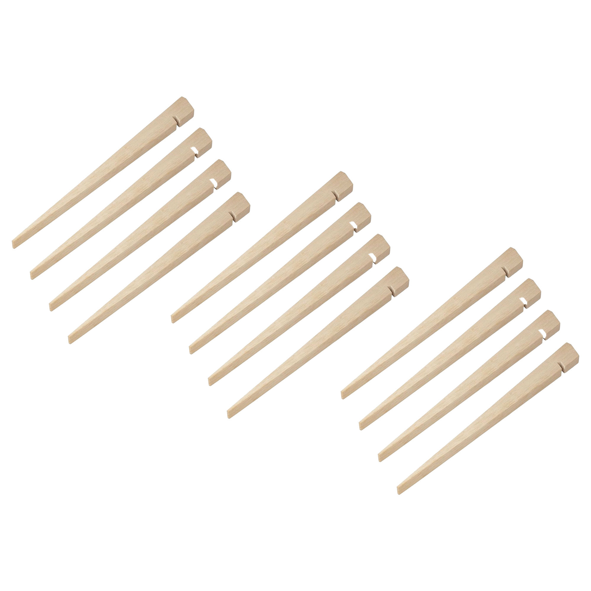 ProPlus Tentharing - 12x - hout - cm - tentpennen/zandharing -