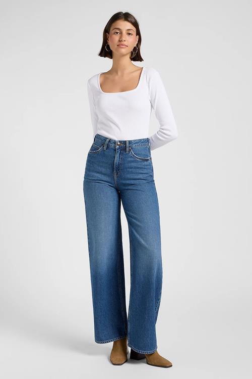 Steegenga LEE Stella Wide Leg Jeans | Ink Pool