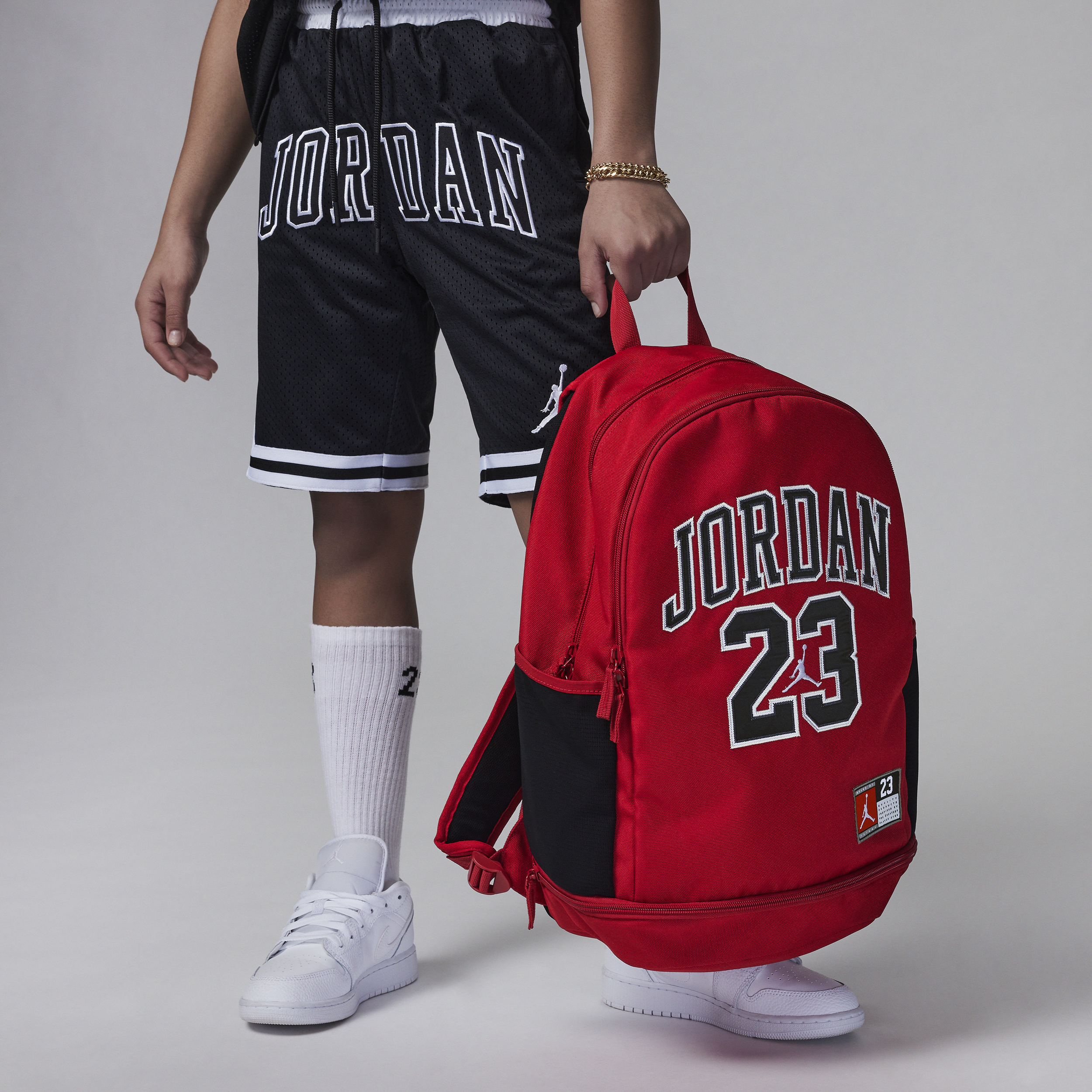 Jordan jersey rugzak voor kids (27 liter) - Rood