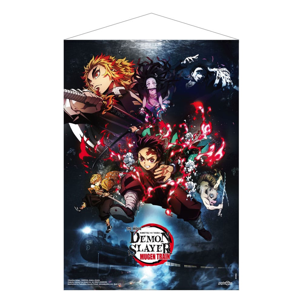 POPbuddies Demon Slayer: Kimetsu no Yaiba Wallscroll Mugen Train Key Visual 50 x 70 cm