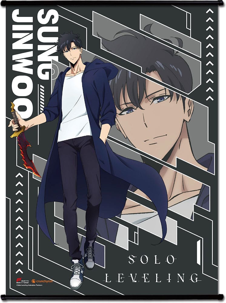 GEE Solo Leveling Wall Scroll Sung Jinwoo S-Rank #2 44 x 33 cm
