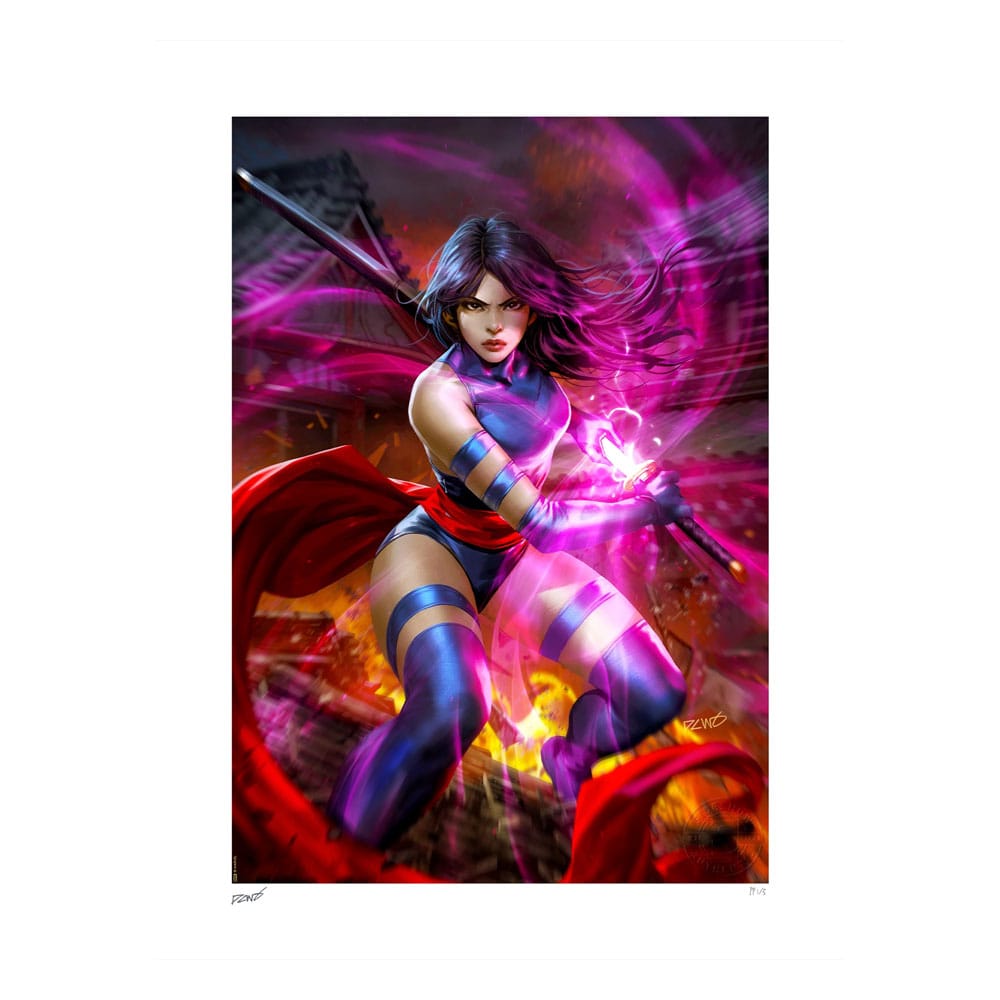 Sideshow Collectibles Marvel Art Print Psylocke 46 x 61 cm - unframed