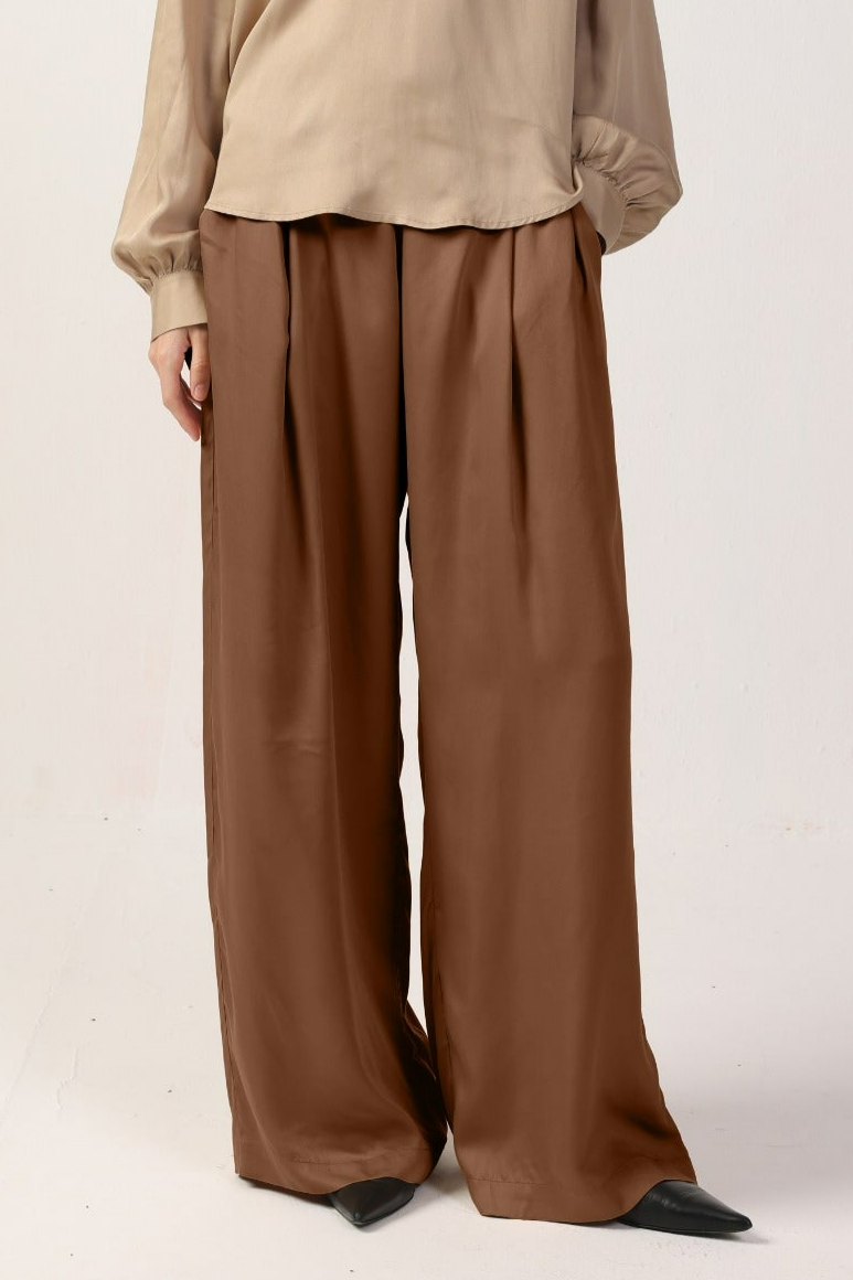 Neu Nomads Damen vegan Hose Garbo Cognac