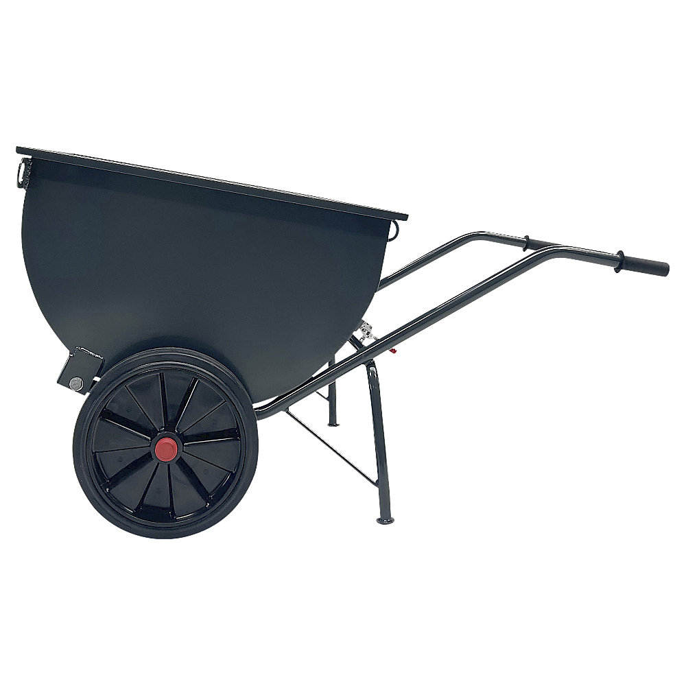 Kiep-Japanse kruiwagen, volrubber, l x h 1450 x 850 mm, 150 l