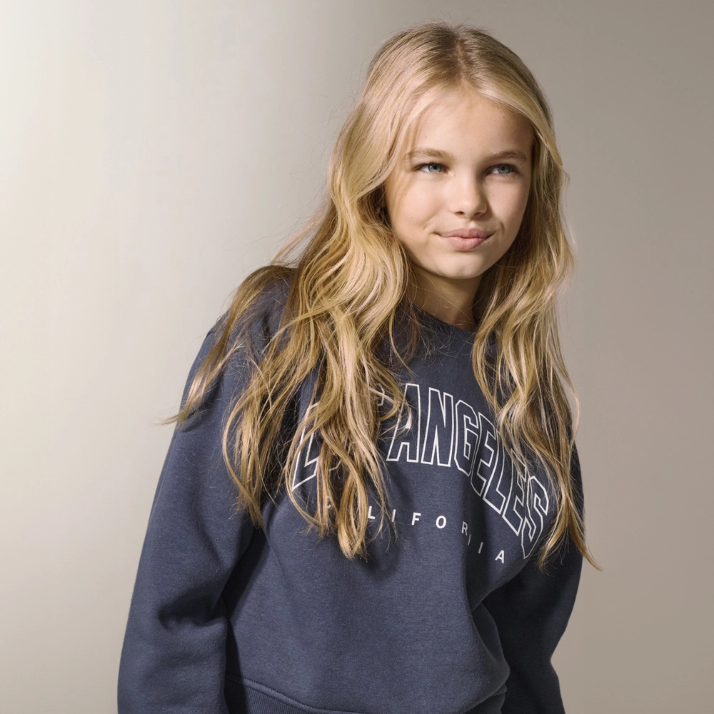 KIDS ONLY Sweatshirt KOGSWEAT LIFE LS CREW O.SIZE STAT CP SWT