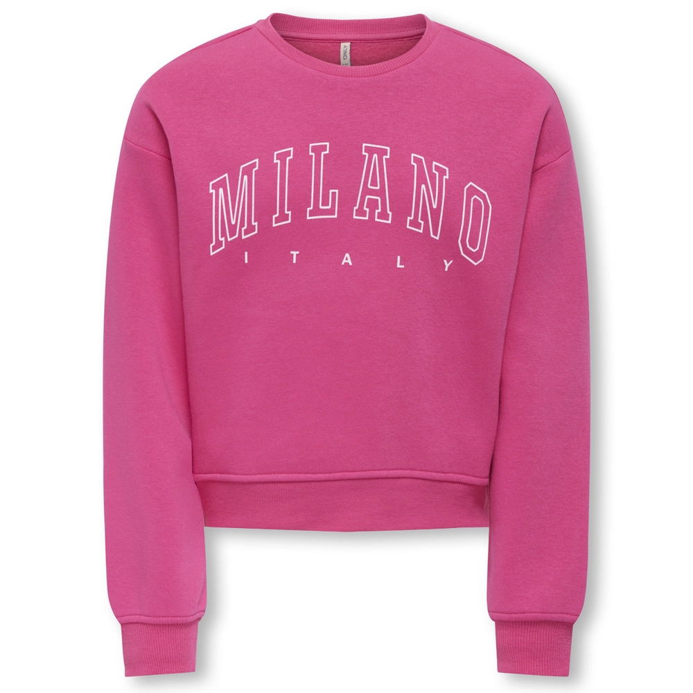 KIDS ONLY Sweatshirt KOGSWEAT LIFE LS CREW O.SIZE STAT CP SWT