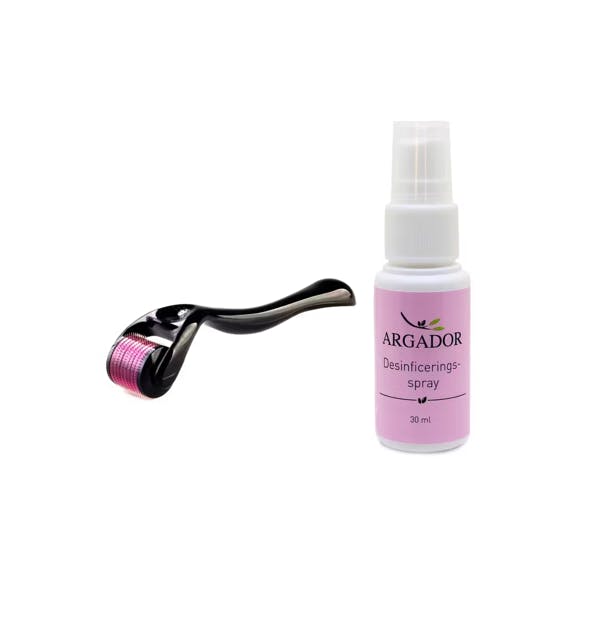 Argador Derma Roller 540 0,5 mm & Disinfecting Spray 1 pcs + 30 ml