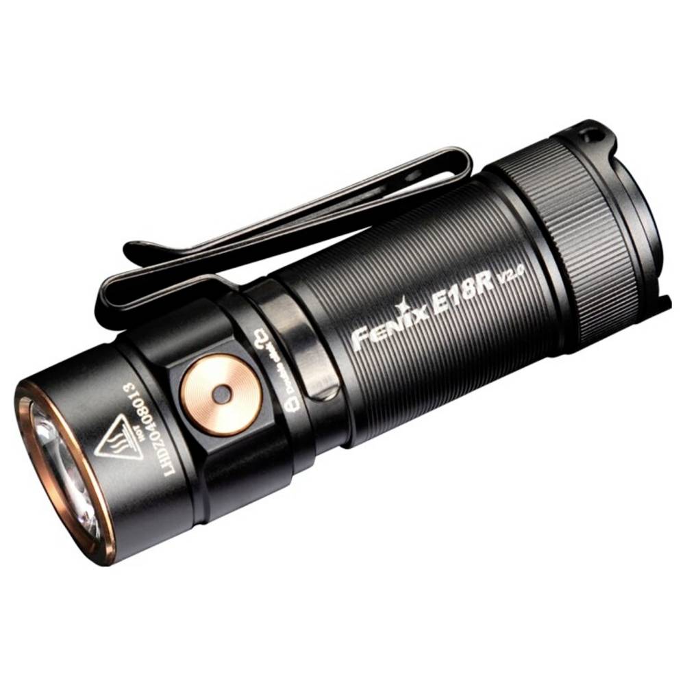 Fenix Light E18R V2.0 Zaklamp werkt op Li-ion oplaadbare batterij of batterijgevoed LED 1200 lm 56 g