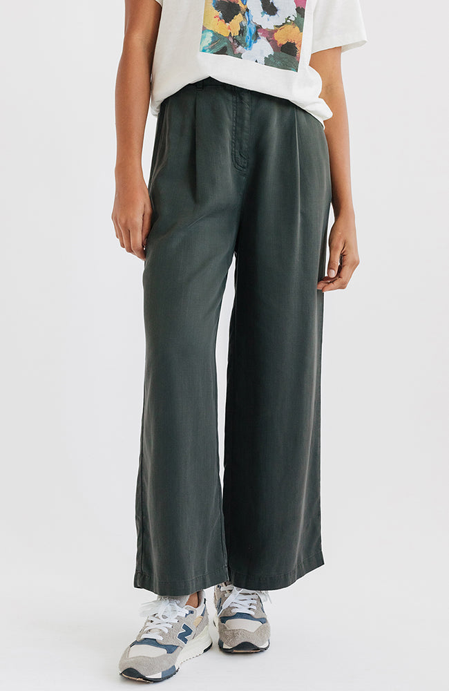 TWOTHIRDS Damen vegan Hose Nanpu Dark Sand Grey