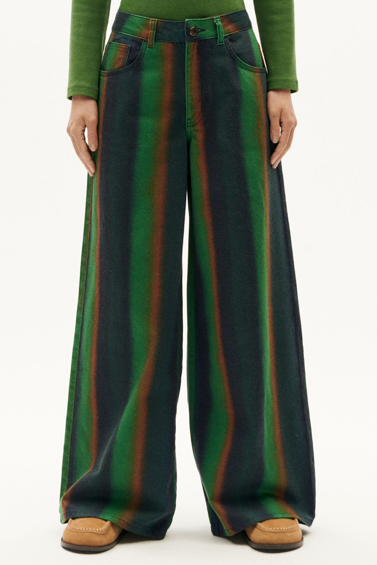 Thinking mu Damen vegan Hose Hedda SumpfgrÃ¼n