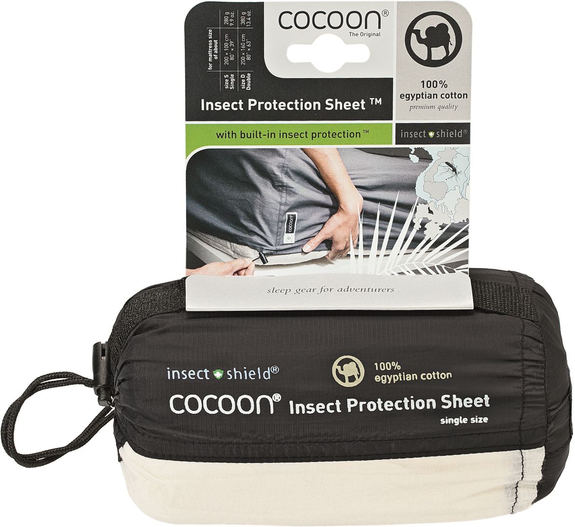 Cocoon Insect Protection Sheet Double Insectshield Hoes