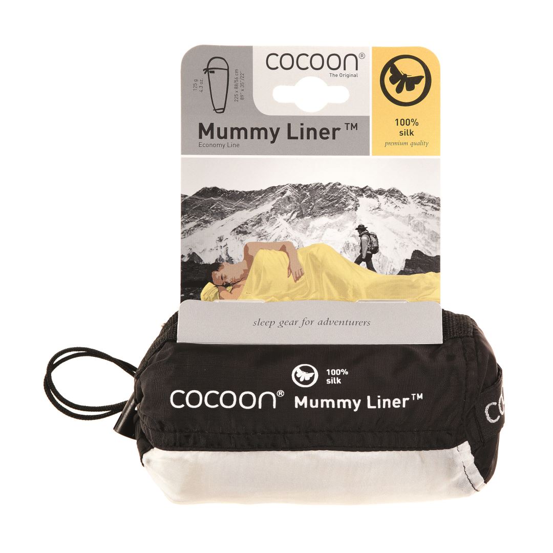 Cocoon Mummy Liner Silk Economy Line Lakenzak