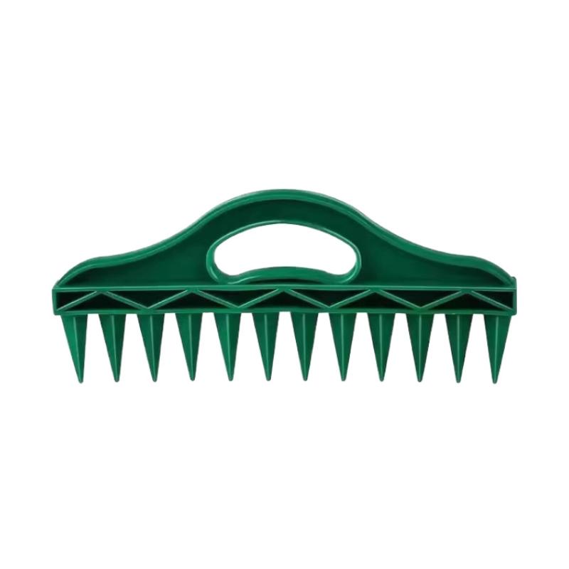 LIUXING Fire Home Decoration 12-Hole Fast Seeding Plastic Hand Dibbler Garden Seeder Tools Waterproof Loosening Soil Planting Aid Efficient Garden Accessory 1PC