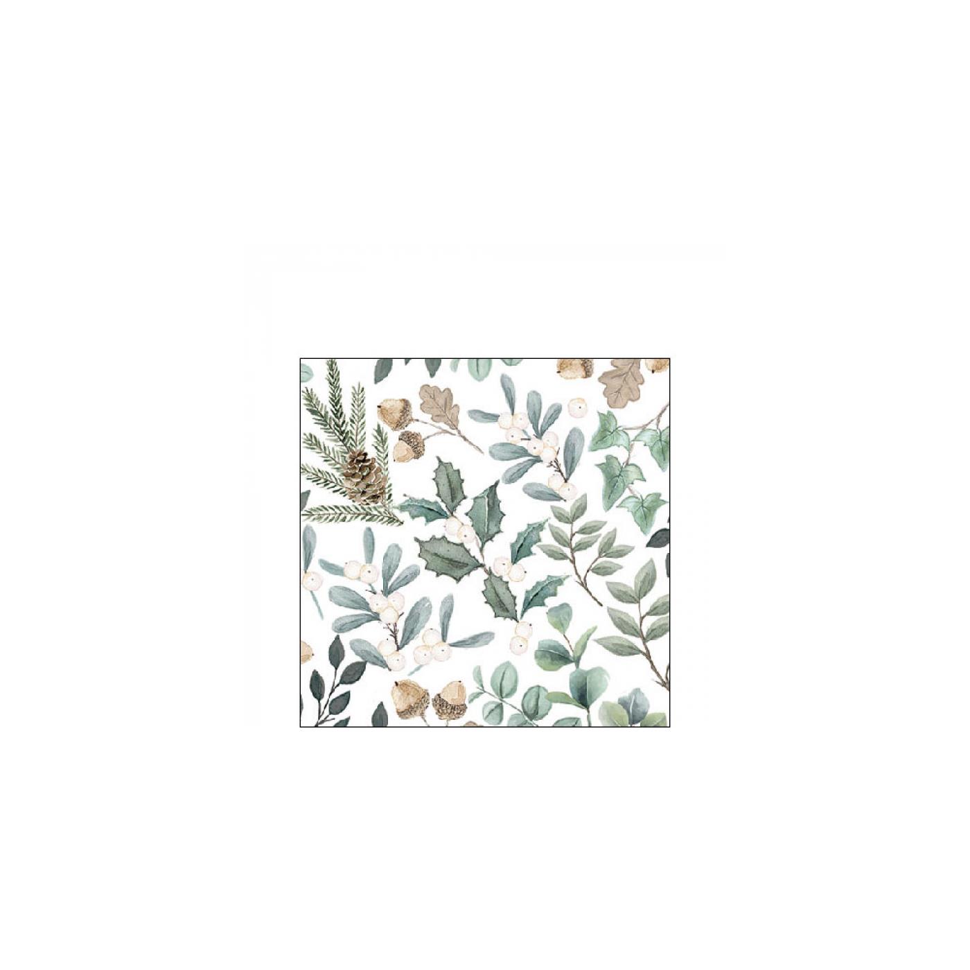 Ambiente Servetten 25cm leaves