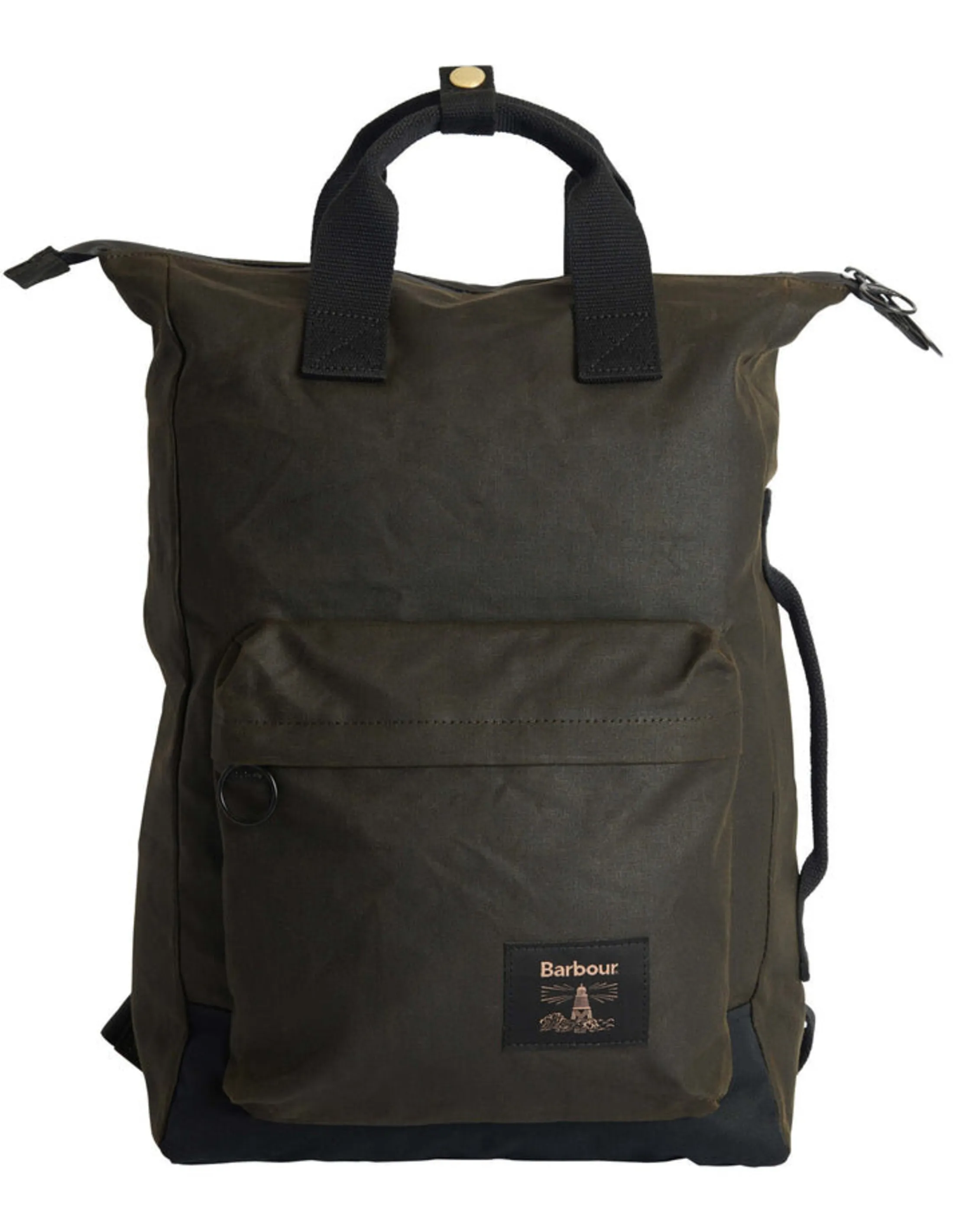 Barbour Field Wax Backpack (Maat - OS, Kleur - Olive/black)