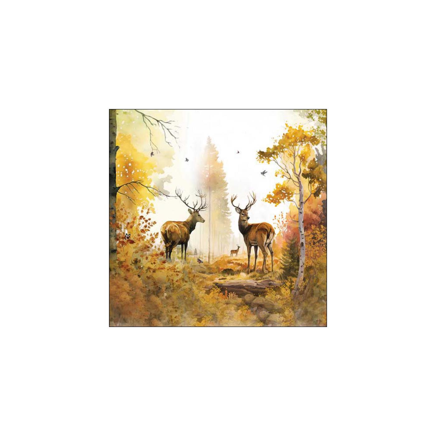 Ambiente Servetten 33cm Autumn forest