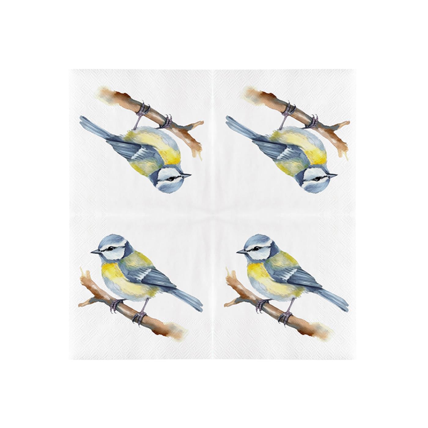 Esschert Design Servetten pimpelmees
