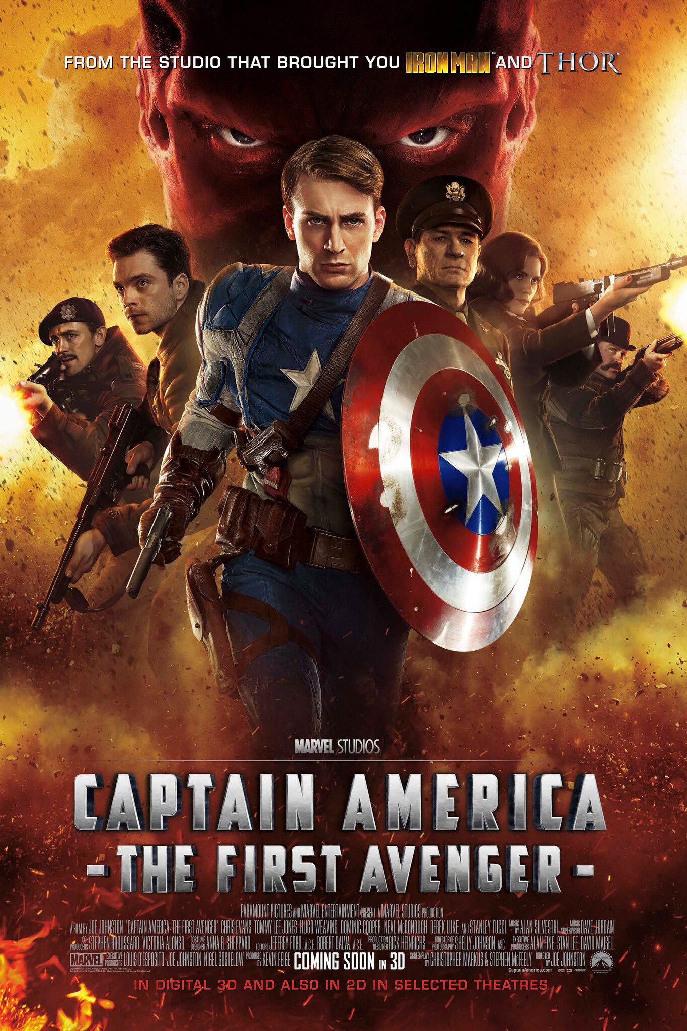 Karo-art Poster- Captian America , Originele Filmposter, Premium Print, Professioneel Fotopapier