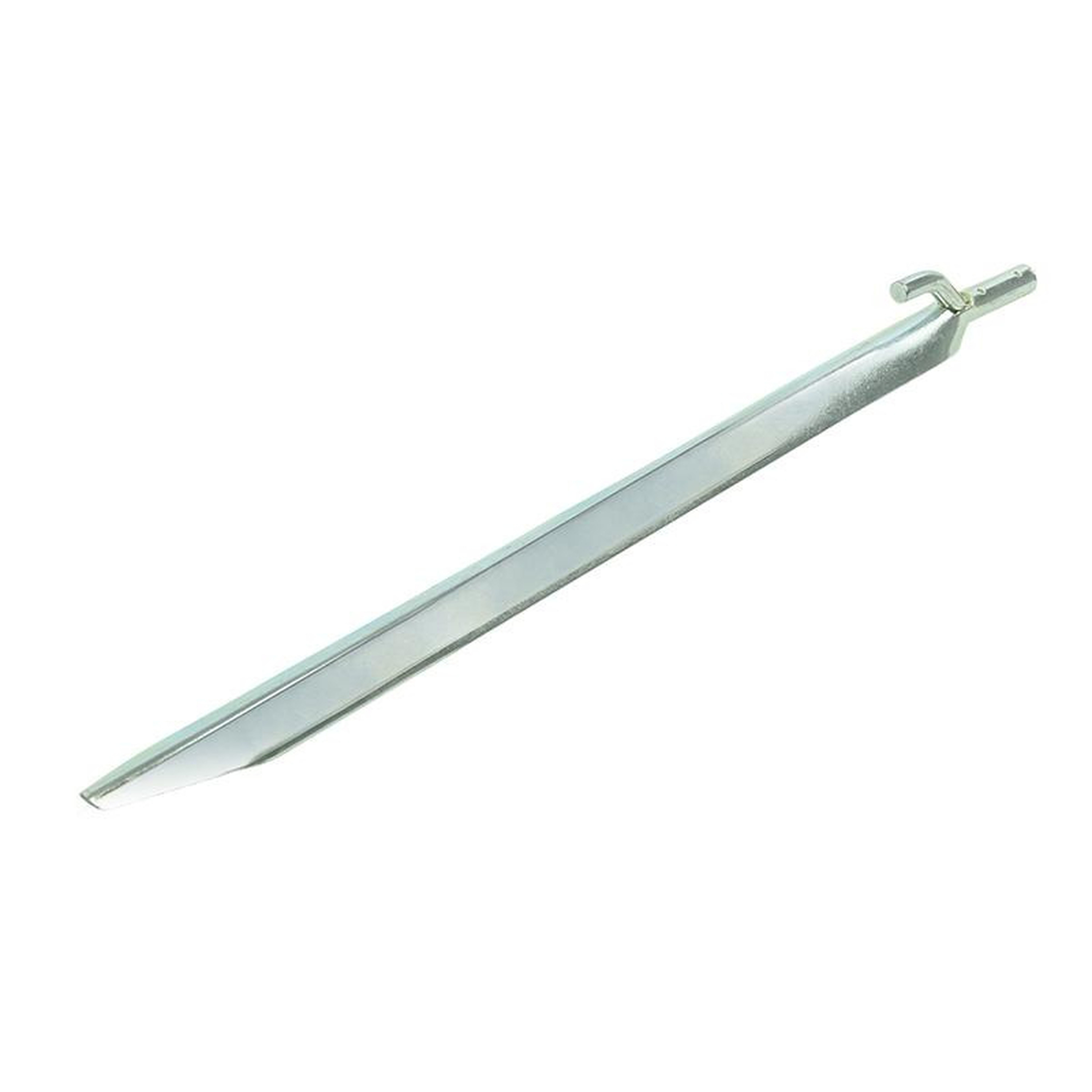 Merkloos 24x stuks grondpennen/tentharingen metaal met haak 25 cm -