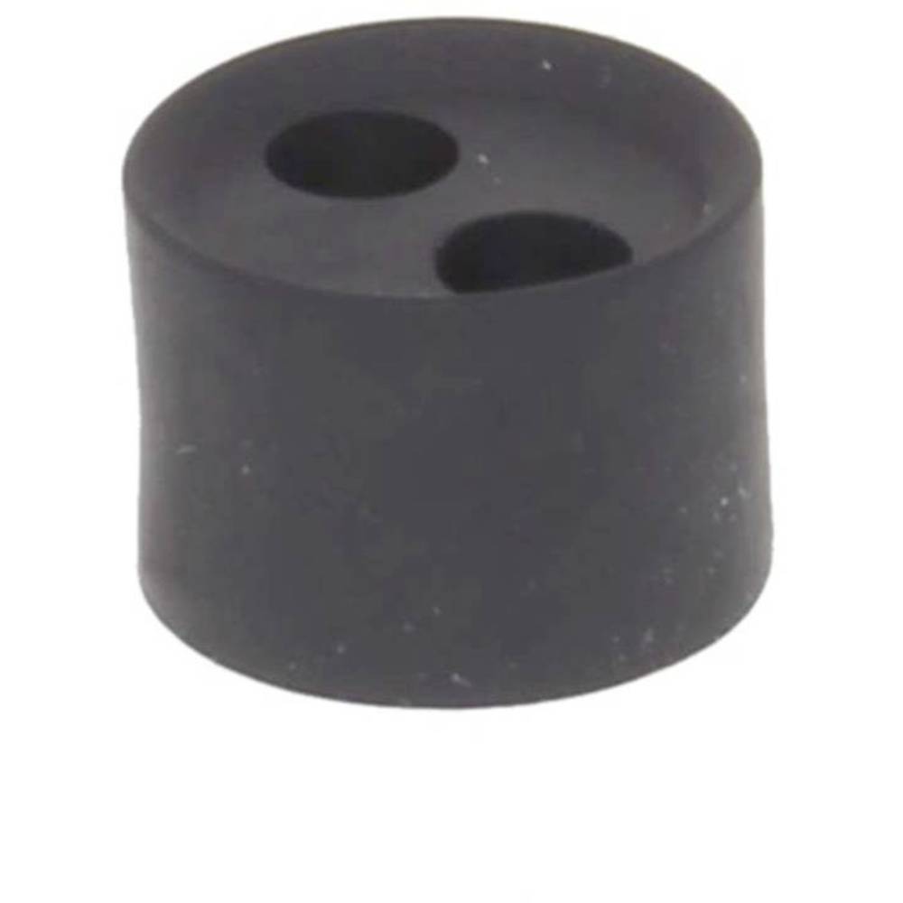 Wiska 10109614 MFD 20/02/040 Meervoudig dicht-inzetstuk Slagvast, Met trekontlasting M20 Kunststof Zwart (RAL 9005) 25 stuk(s)
