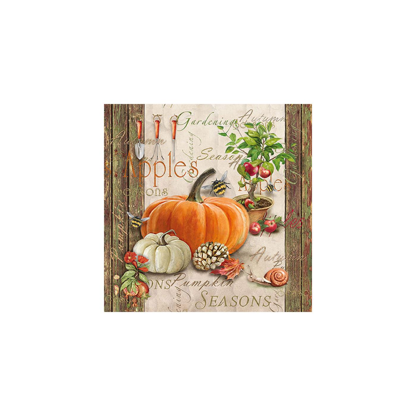 Ambiente Servetten Autumn gardening 33cm