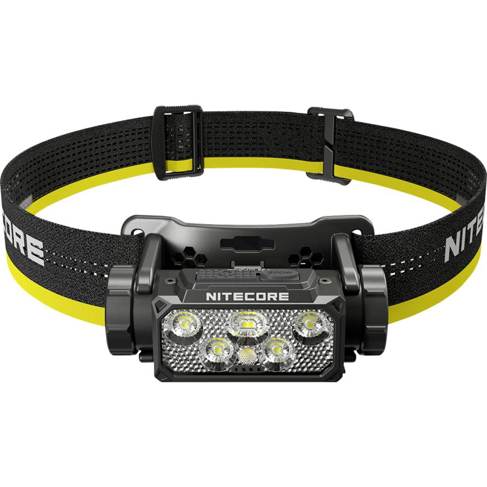 NiteCore HC60 UHE Hoofdlamp werkt op Li-ion oplaadbare batterij of batterijgevoed LED 1600 lm 200 h 140 g