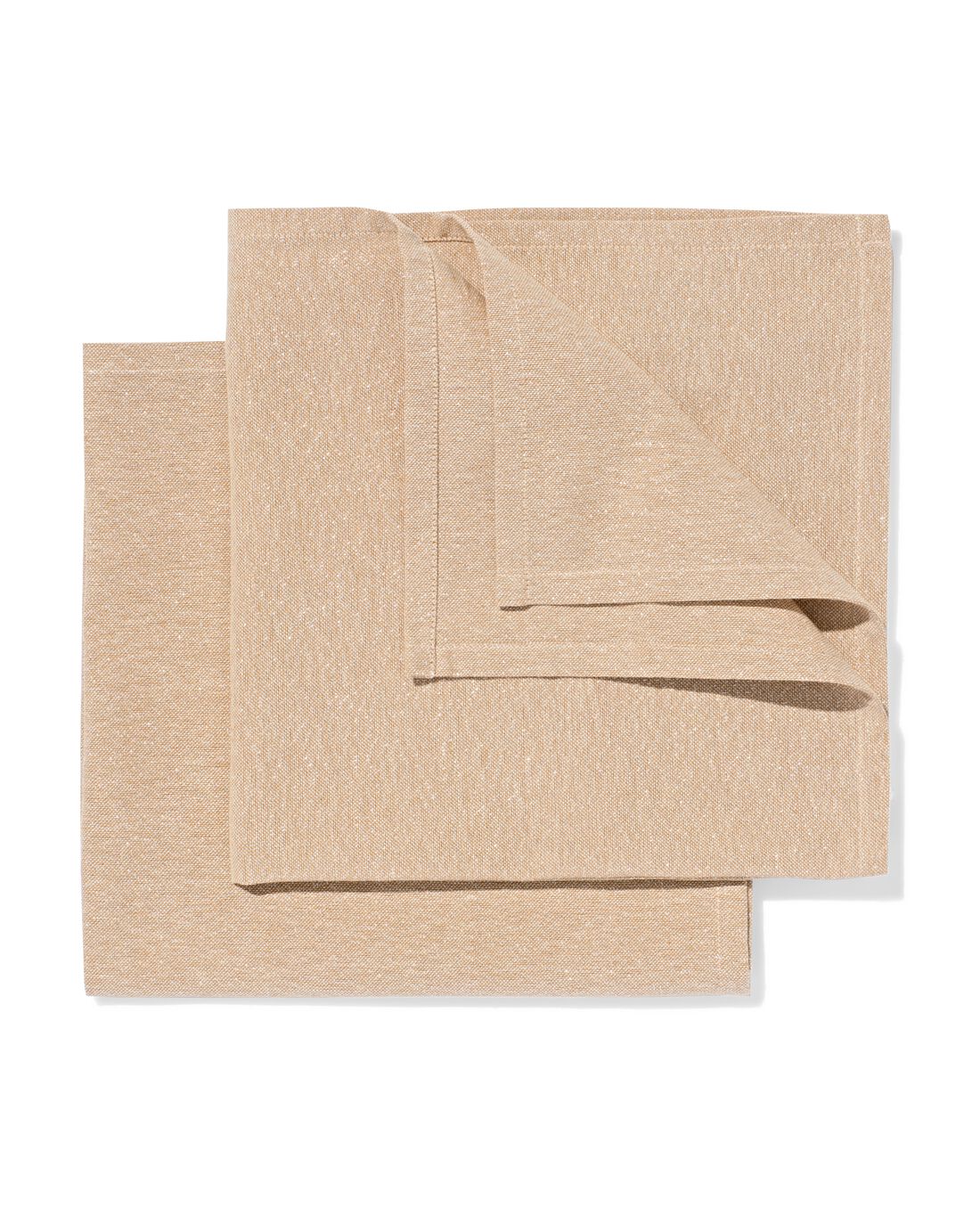 HEMA Servetten 47x47cm Glitter Ecru - 2 Stuks